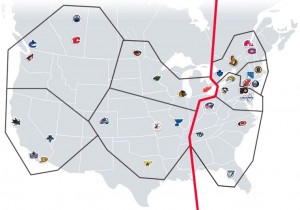 nhlMap1a NHL Realignment Map 1a