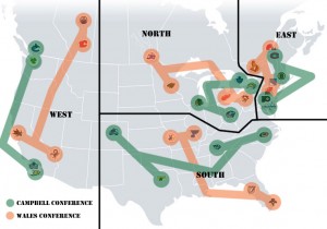 NHL Realignment Map - Week 12