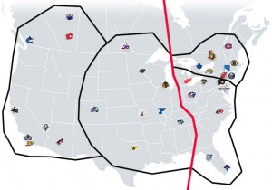 NHL Realignment Map - Week 9