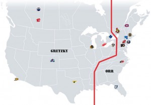 NHL Realignment Map - Week 16