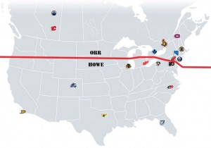 NHL Realignment Map - Week 17