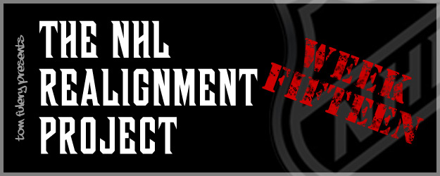 NHL Realignment Project – Week 15